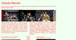 Desktop Screenshot of claudiarenner.philipphaagen.de